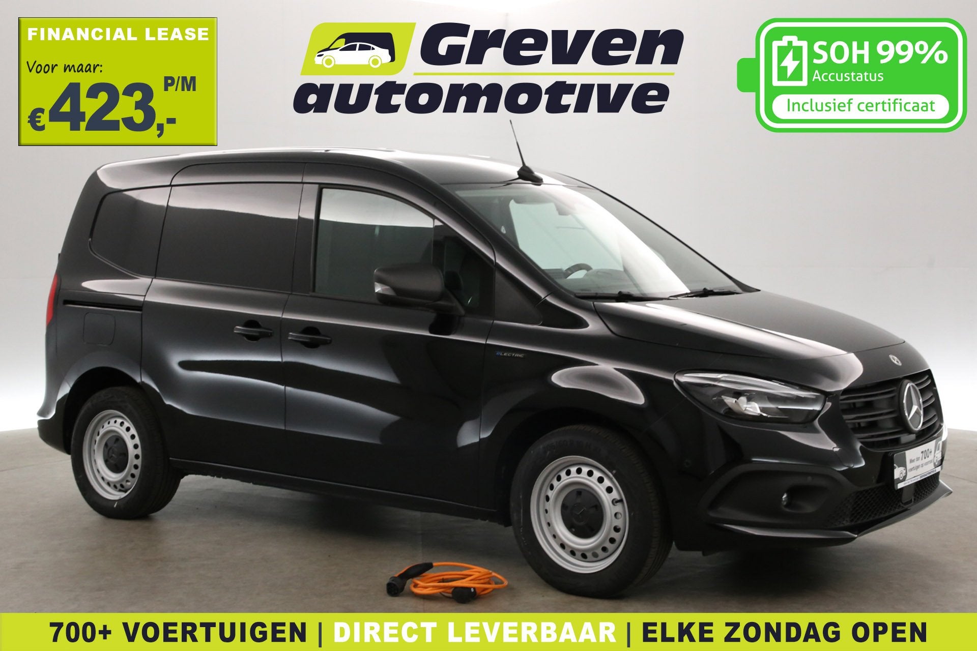 Mercedes-Benz eCitan 112 45 kWh | Snelladen | SOH 99% | 1400, Auto's, 45 kWh, Stof, 1595 kg, Mercedes-Benz
