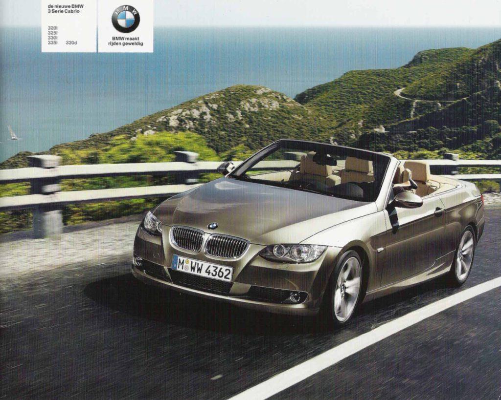 BMW 3 serie E93 Cabriolet folder, Ophalen of Verzenden, Zo goed als nieuw, BMW