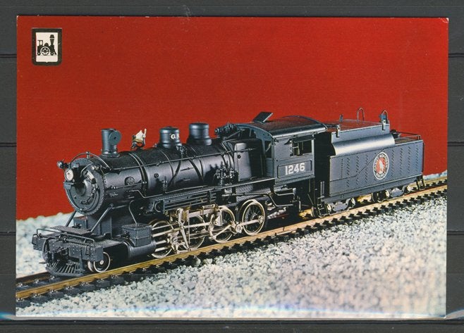 Locomotief Lok No. 1246 Foto-Ansichtkaart Trein t-105 jdu, Ophalen of Verzenden, Zo goed als nieuw, Trein, Kaart of Prent