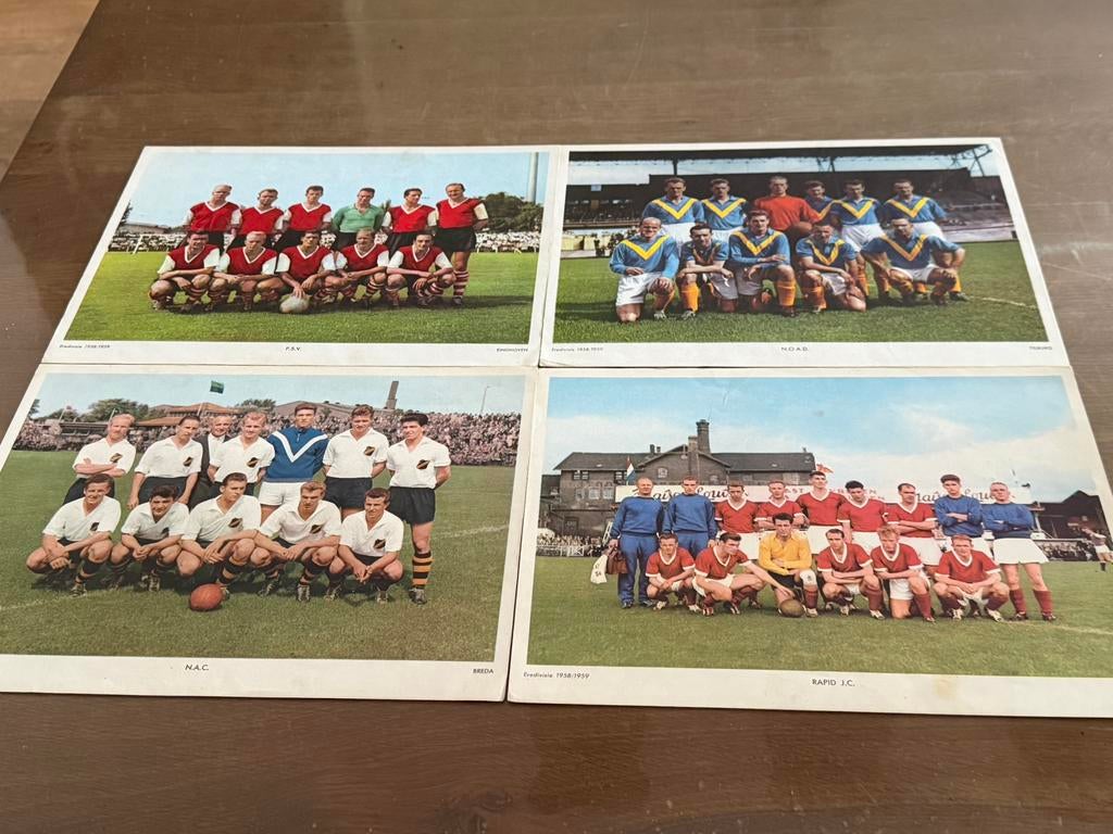 ESSO Eredivisie 22 stuks  Voetbalplaat 1958-1959 - Zeldzaam!, Verzamelen, Ophalen of Verzenden, Gebruikt, Overige binnenlandse clubs