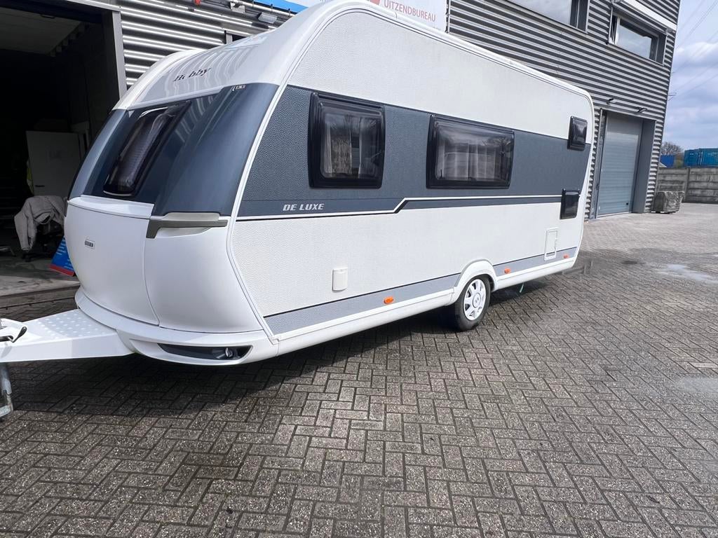 Hobby 490 KMF DE LUXE, Caravans en Kamperen, Caravans, Hobby, Dwarsbed, Particulier, Tot en met 6