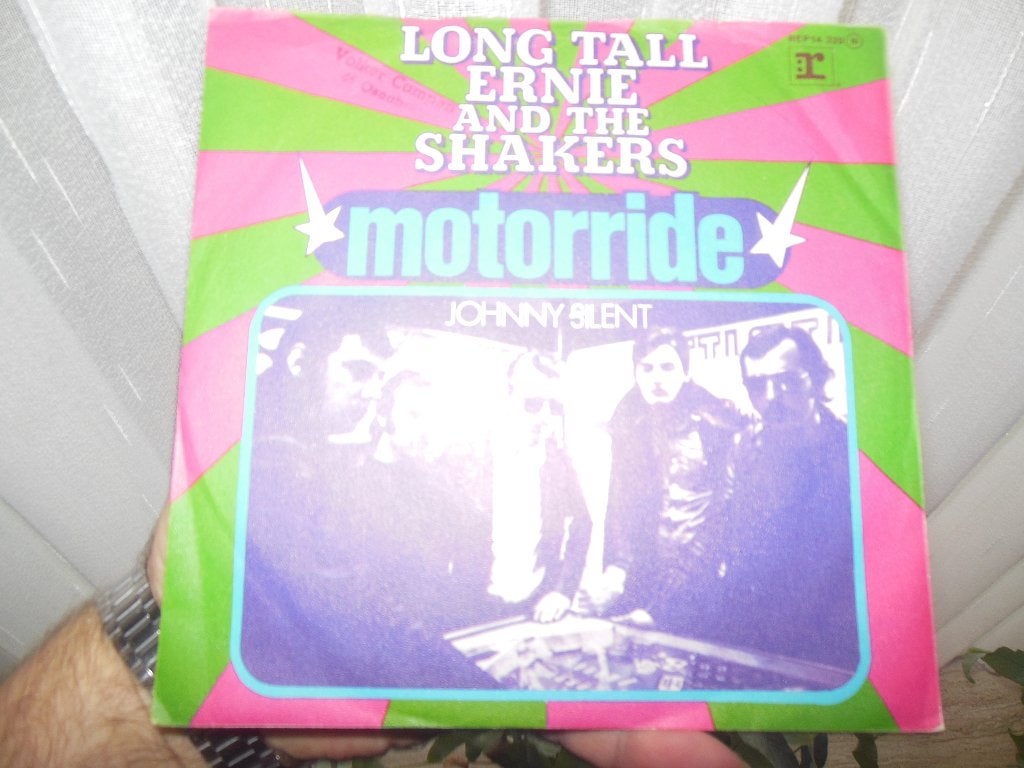 single long tall ernie and the shakers motorride 45rpm 7'', Gebruikt, 7 inch, Ophalen of Verzenden, Pop
