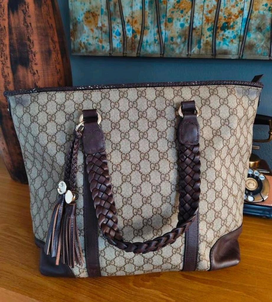 Vintage Gucci tas, Ophalen of Verzenden, Minder dan 20 cm, Minder dan 35 cm