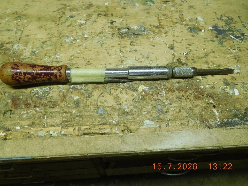 oude pomp schoeven draaier, Ophalen, Gebruikt
