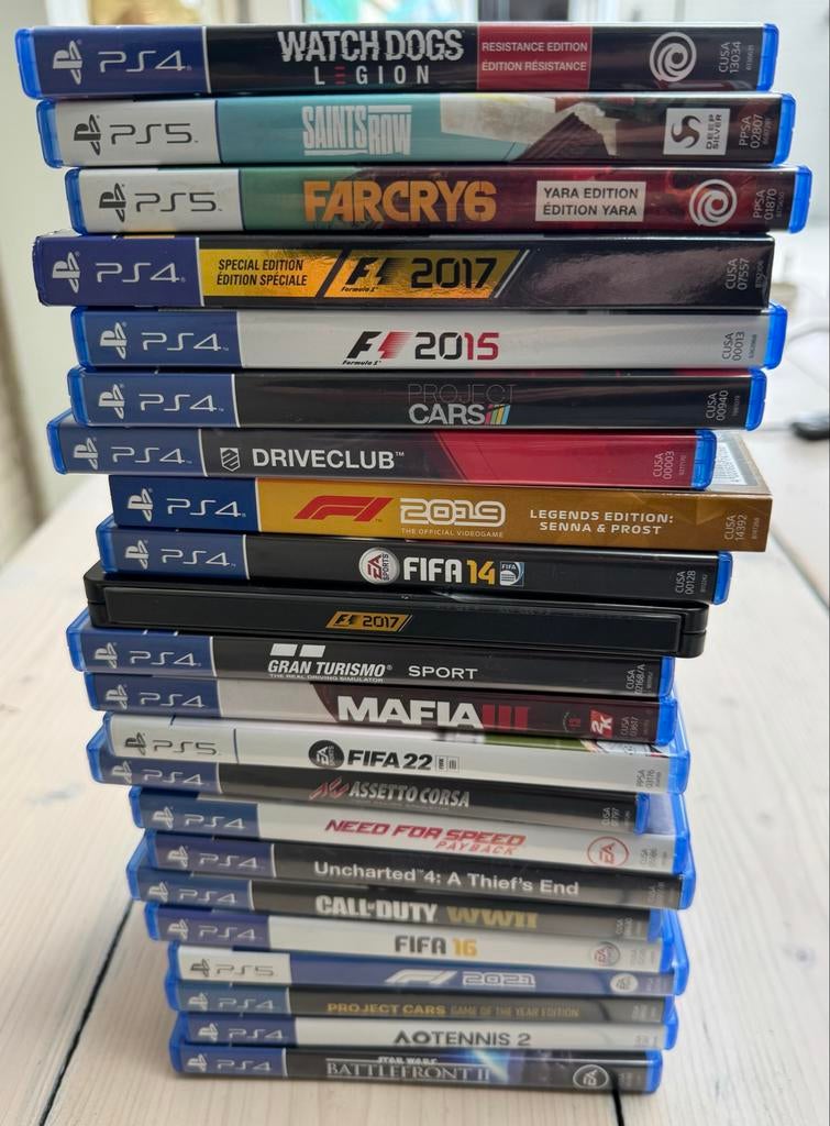 Grote collectie PS4 & PS5 games - Diverse genres, 1 speler, Ophalen of Verzenden, Zo goed als nieuw, Vanaf 3 jaar