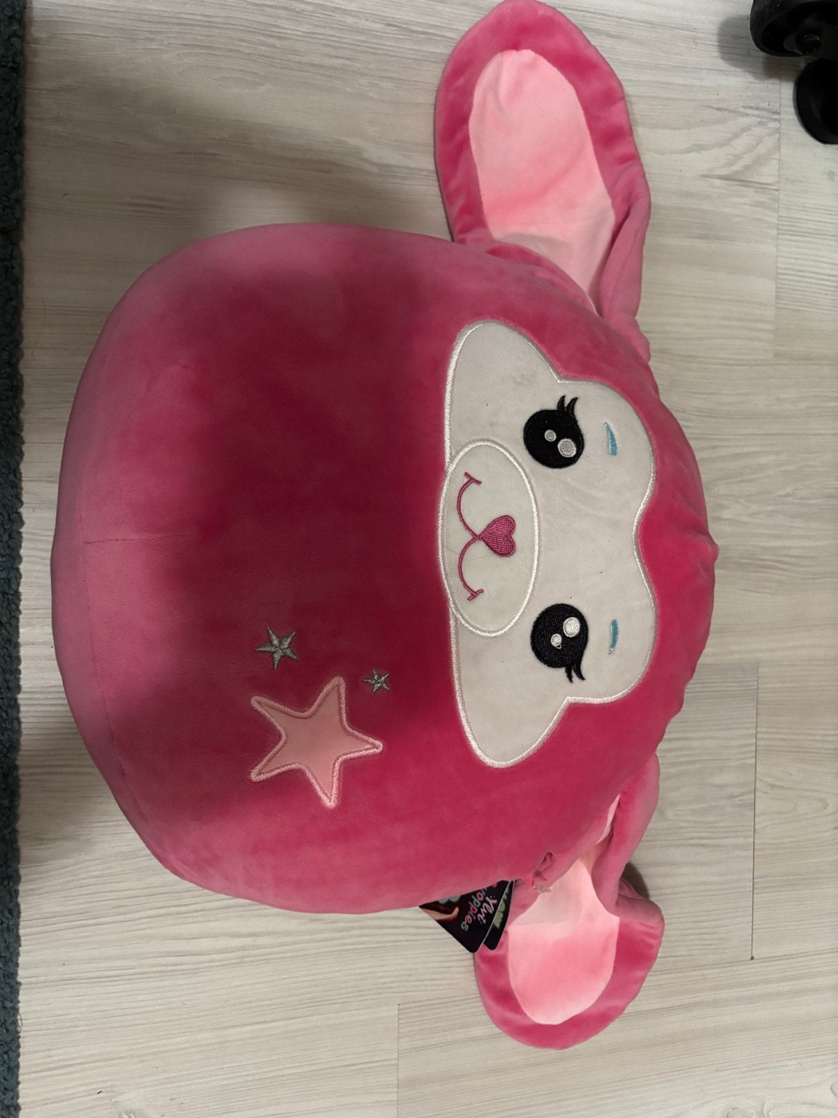 Roze Konijn Knuffel Ylvi Swoppies Glow in the Dark, Kinderen en Baby's, Overige merken, Overige karakters, Konijn, Ophalen of Verzenden