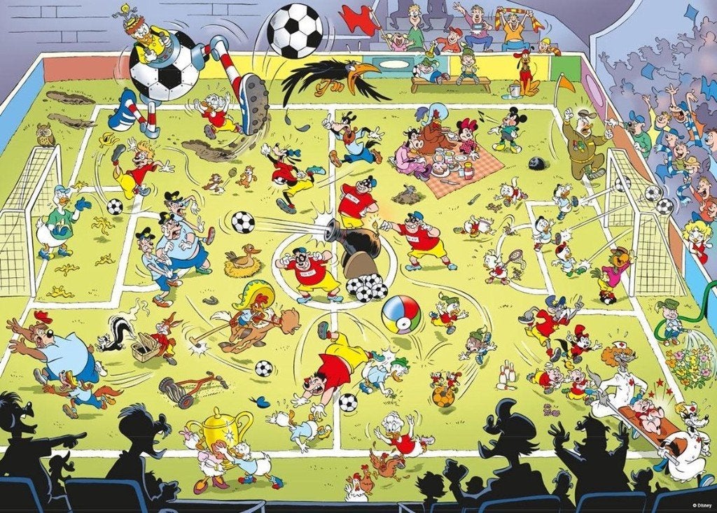 donald duck eend tweetje, Ophalen, 500 t/m 1500 stukjes, Zo goed als nieuw, Legpuzzel