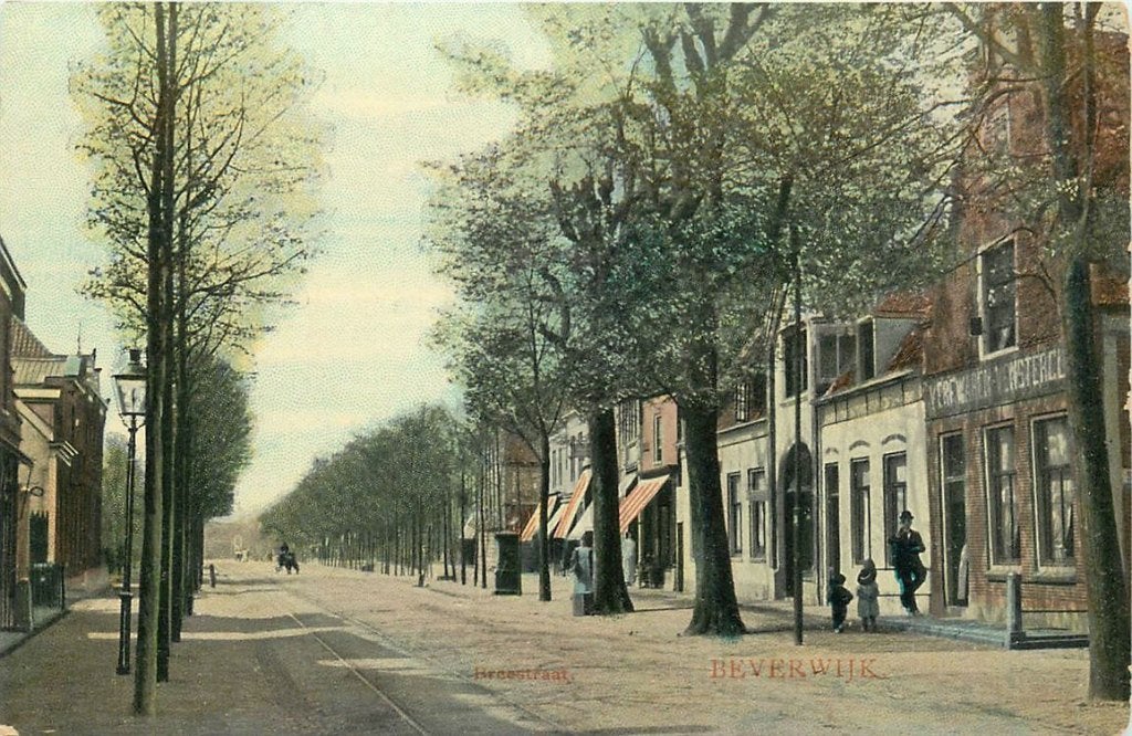 701-033-029 Beverwijk Breestraat, Ophalen of Verzenden, Voor 1920, Noord-Holland