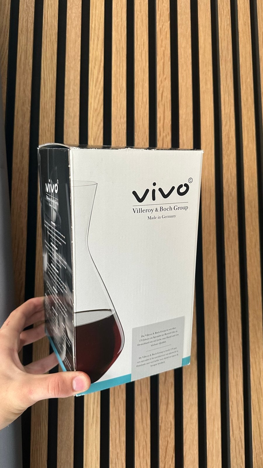 Gloednieuwe Vivo Villeroy & Boch Group karaf, Ophalen of Verzenden, Nieuw, Glas, Overige merken