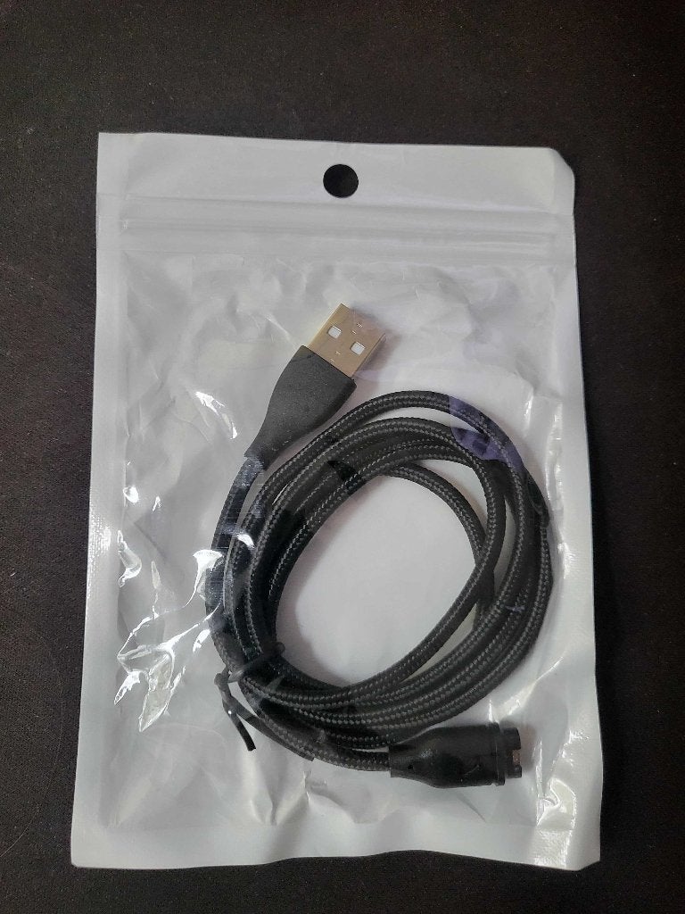 USB-C Oplaadkabel voor Garmin Smartwatches - 1 Meter, Ophalen, Zwart, Garmin (Compatibel), Nieuw