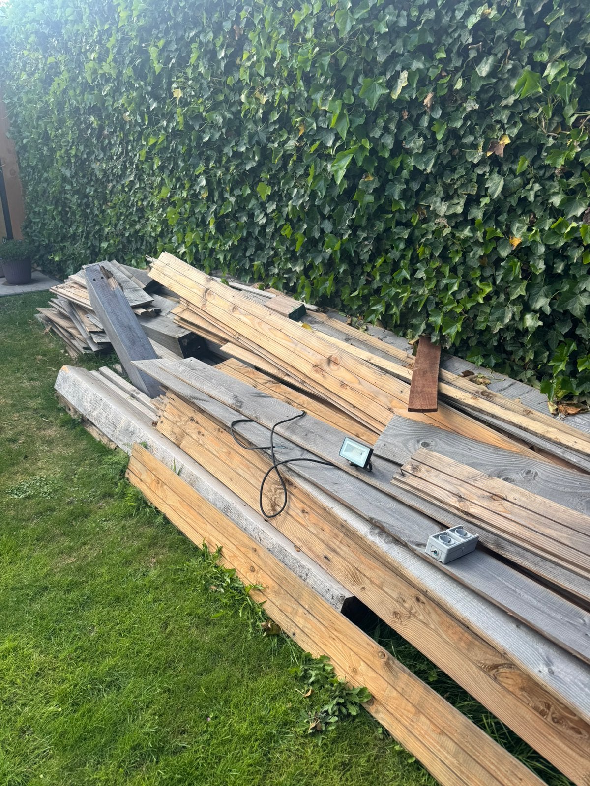 Hout voor hergebruik: balken, planken en palen, Doe-het-zelf en Verbouw, Hout en Planken, Ophalen, Minder dan 25 mm, Eiken, Nieuw
