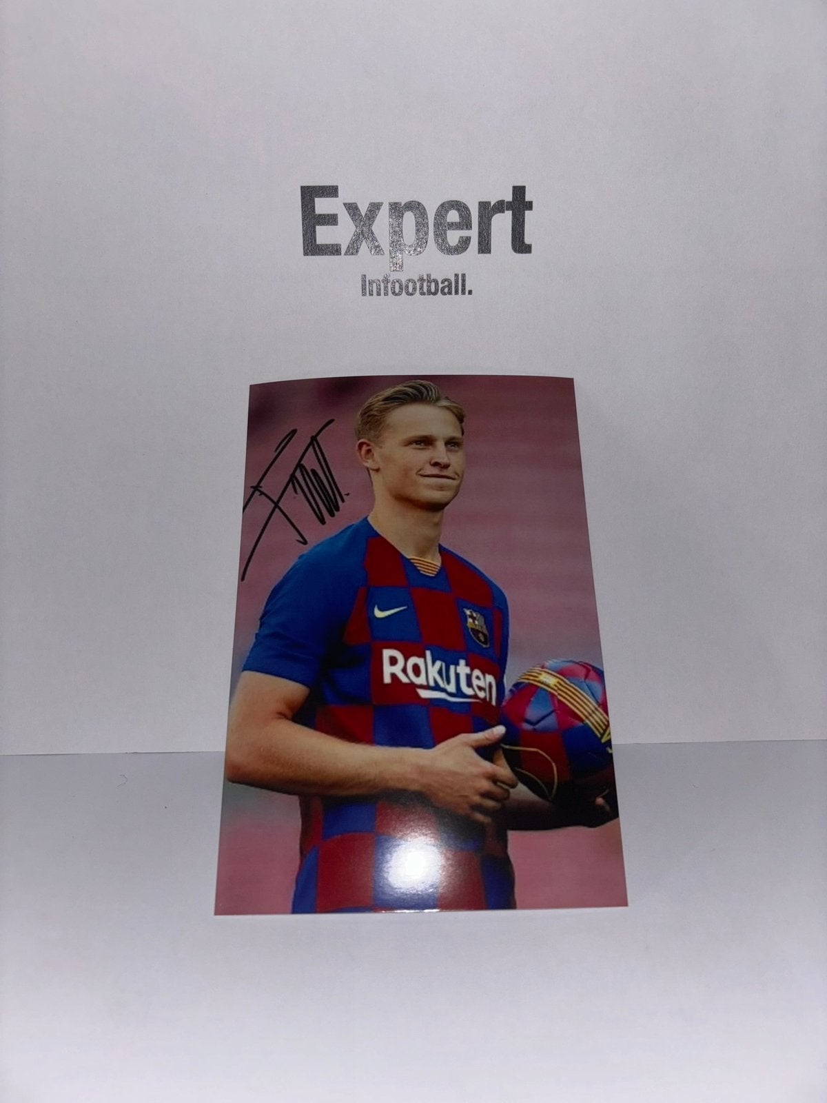 Frenkie de jong gesigneerde foto - FC Barcelona, Ophalen of Verzenden, Nieuw, Buitenlandse clubs, Spelerskaart