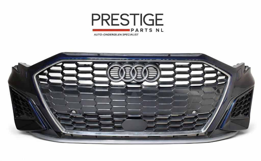 Voorbumper Audi A3 8Y S-Line KLS 6xPDC ORGINEEL BUMPER, Gebruikt, -, Voor, Ophalen of Verzenden
