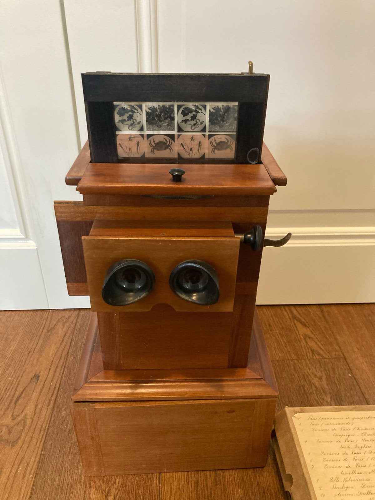 Antieke Educa stereoscoop  met dia's - Educatief Erfgoed, Antiek en Kunst, Ophalen