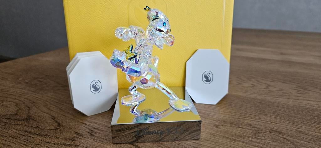 Swarovski Disney Donald Duck 100 Jaar, Ophalen of Verzenden, Nieuw, Figuurtje