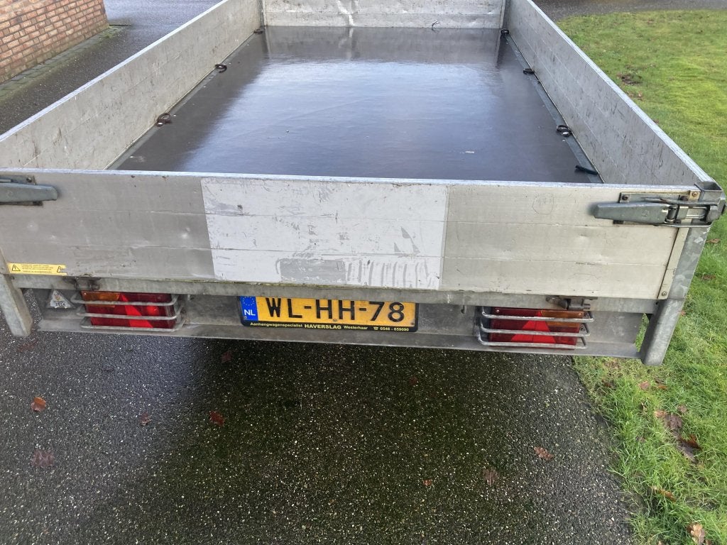 Plateauwagen aanhanger aanhangwagen tandemasser 2004, Auto diversen, Aanhangers en Bagagewagens, Gebruikt