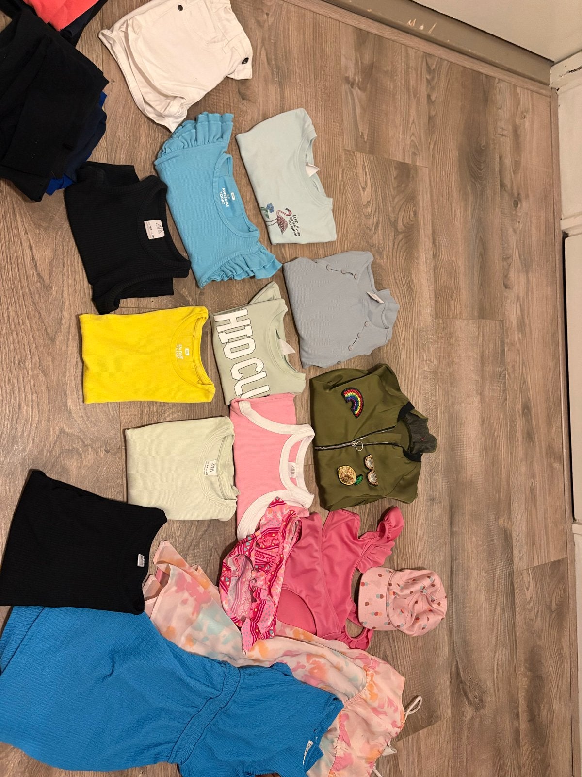 Meisjes kleding pakket maat 116 - Gedragen, Ophalen of Verzenden, Gebruikt, Meisje, Setje
