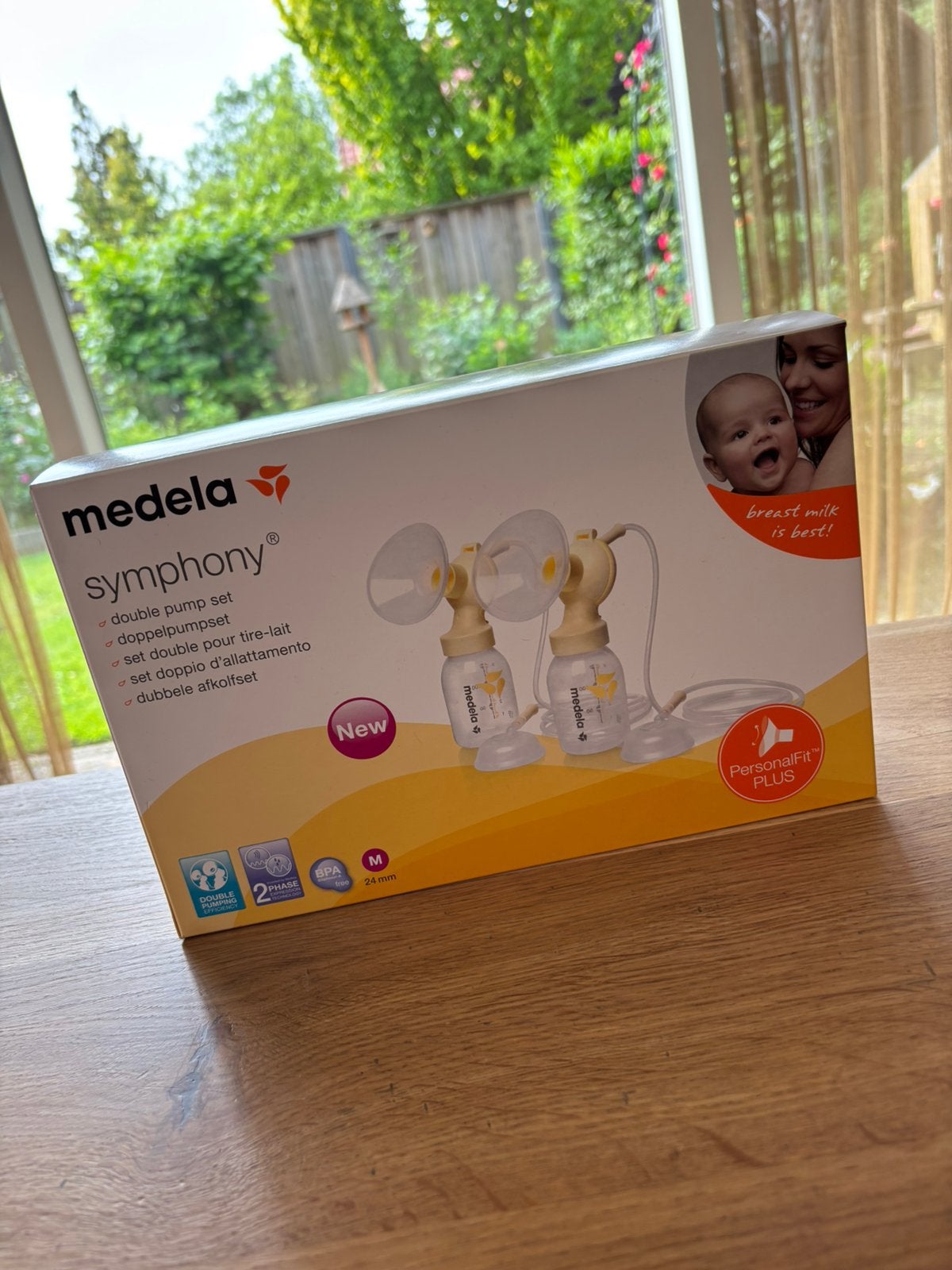 Medela Symphony dubbele kolfset - Zo goed als nieuw, Ophalen of Verzenden, Zo goed als nieuw, Borstkolf