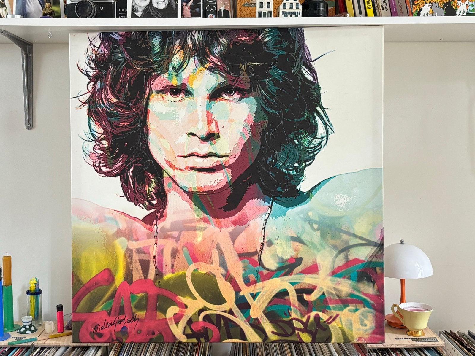 Jim Morrison Pop Art Schilderij, Ophalen