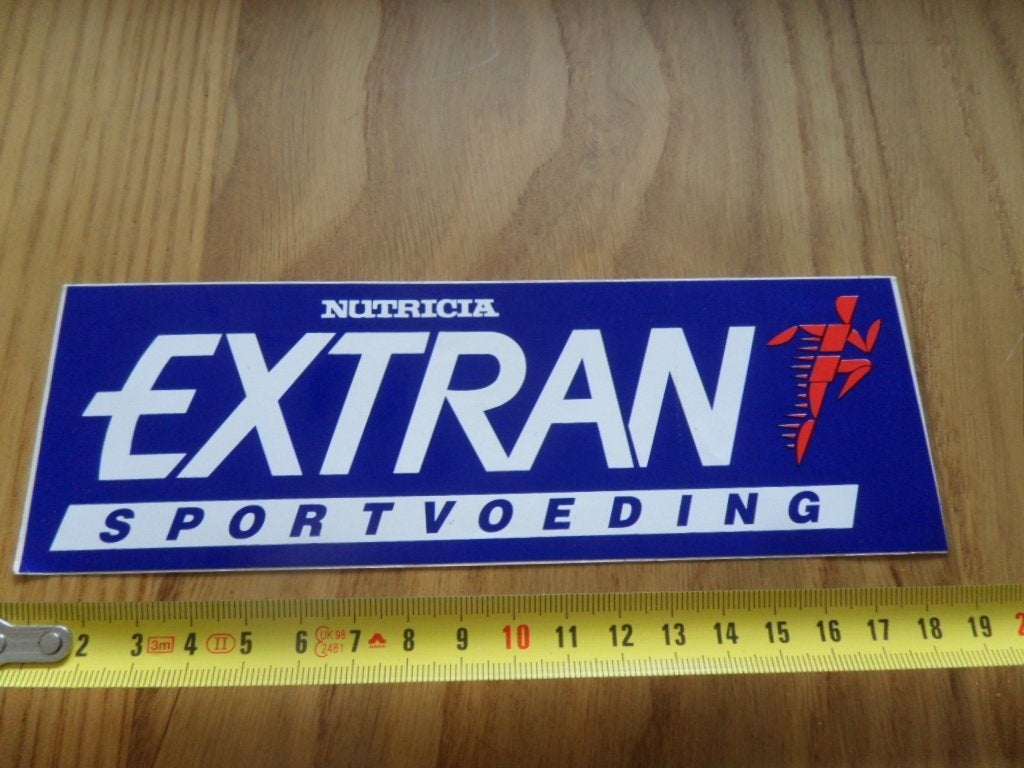 sticker Nutricia EXTRAN  sportvoeding  XXF251, Ophalen of Verzenden, Zo goed als nieuw