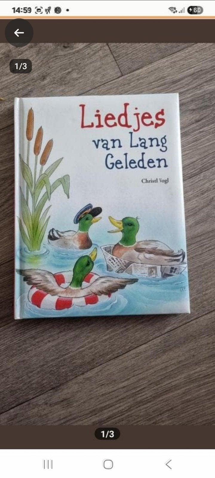 Liedjes van Lang Geleden - Christl Vog (Zo goed als nieuw), Boeken, Ophalen of Verzenden, Zo goed als nieuw, Christl Vog, 3 tot 4 jaar