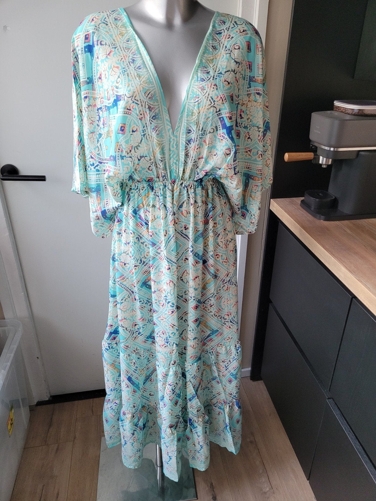 Nieuwe 100% zijde Ibiza jurk maat XL, Maat 46/48 (XL) of groter, Nieuw, Ibiza jurk, Ophalen of Verzenden