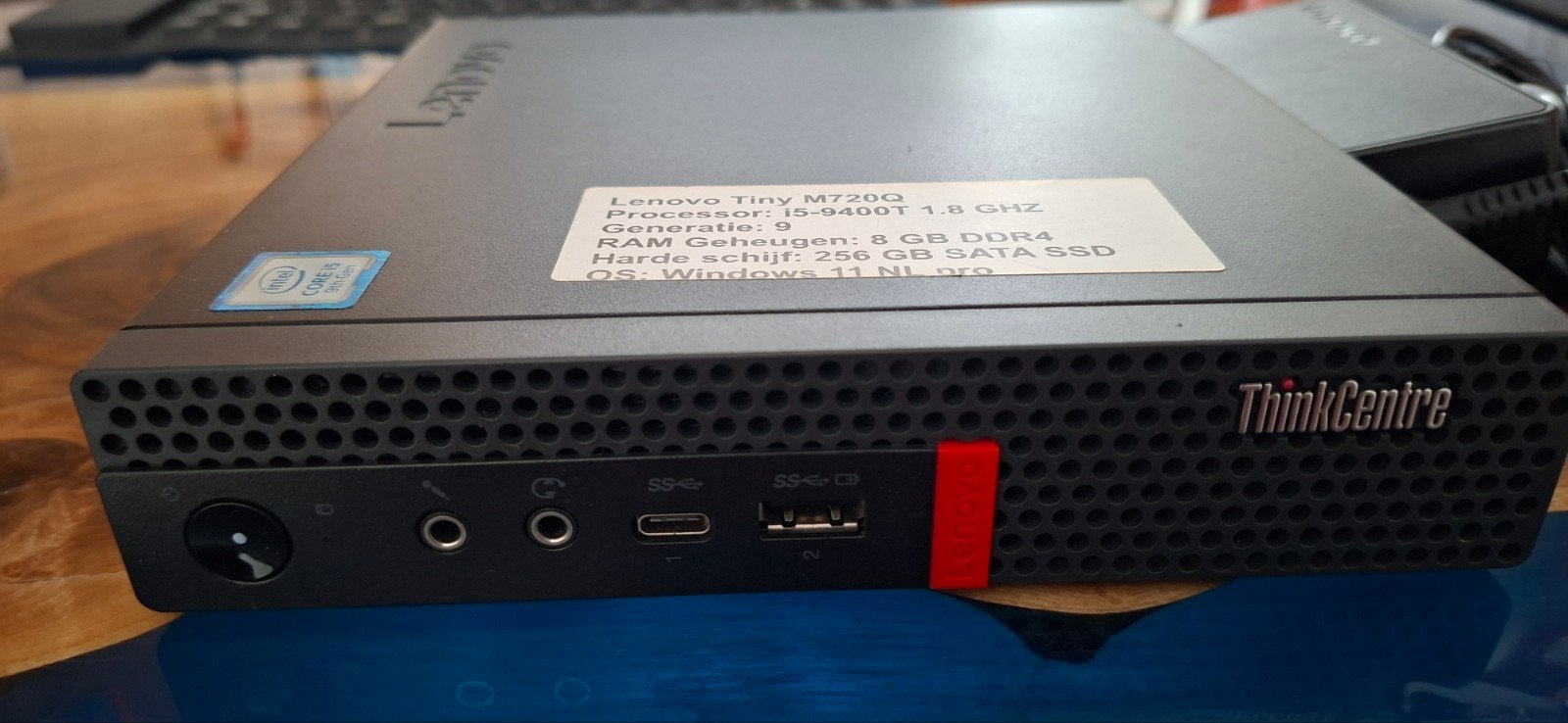 M720Q lenovo mini pc, 256 GB, 8 GB, Minder dan 2 Ghz, Ophalen of Verzenden