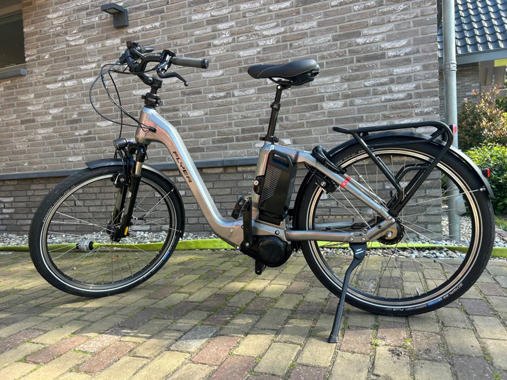 Flyer e-bike met lage kilometerstand, Overige merken, Ophalen of Verzenden, Zo goed als nieuw, Minder dan 47 cm