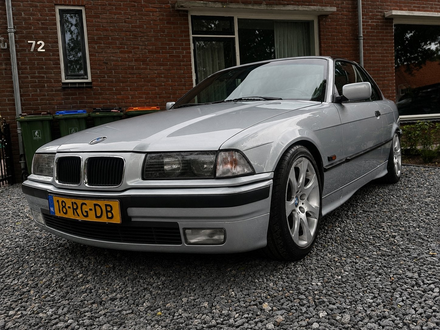 BMW 3-Serie 2.5 I 325 Cabriolet 1993 met 2 jaar APK, Auto's, BMW, Automaat, Achterwielaandrijving, Cabriolet, Blauw