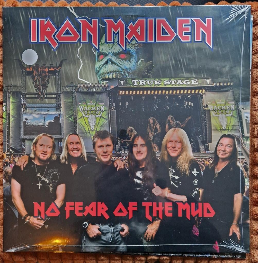 Iron maiden No fear of the mud sealed, Ophalen of Verzenden, Nieuw in verpakking