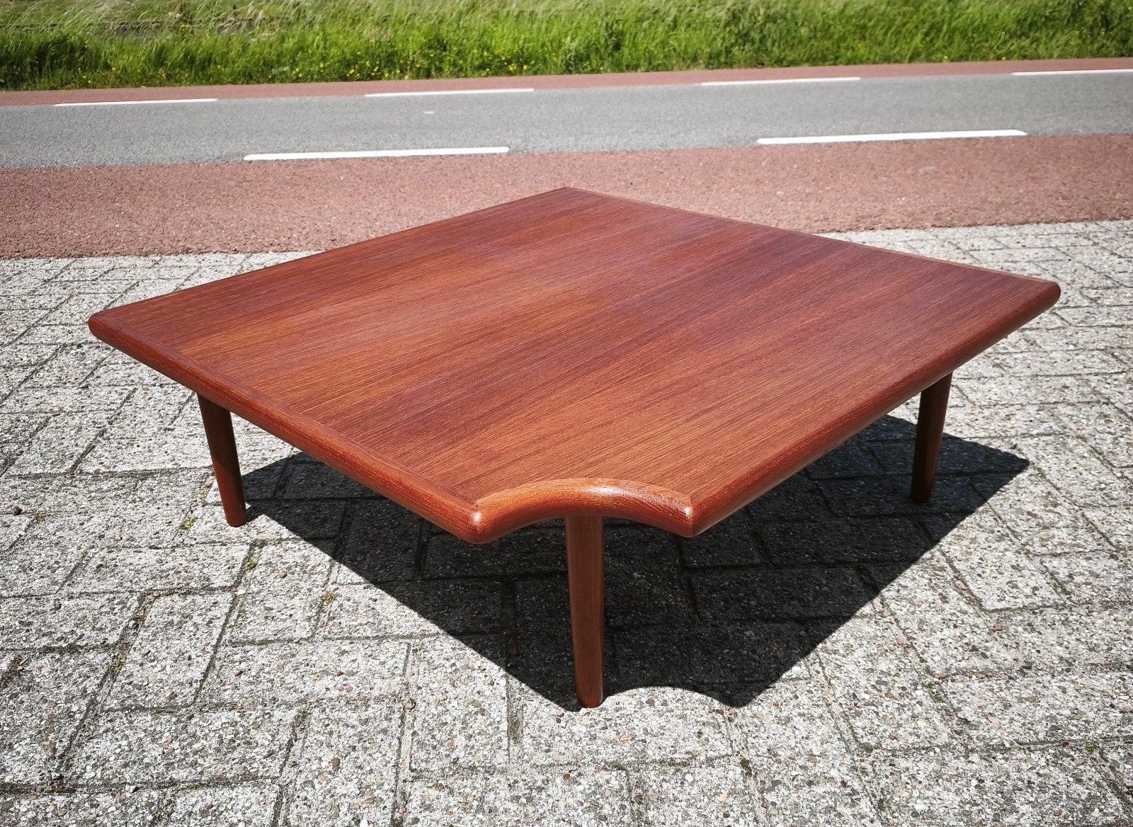 Deense vintage jaren 60 teak salontafel, Ophalen