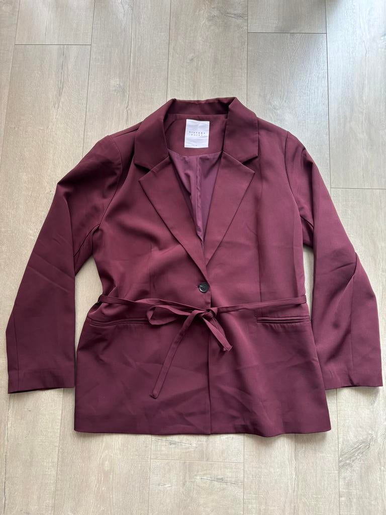 Zgan jasje colbertje Sisters Point bordeaux maat xl, Ophalen of Verzenden, Zo goed als nieuw, Maat 46/48 (XL) of groter, Overige kleuren