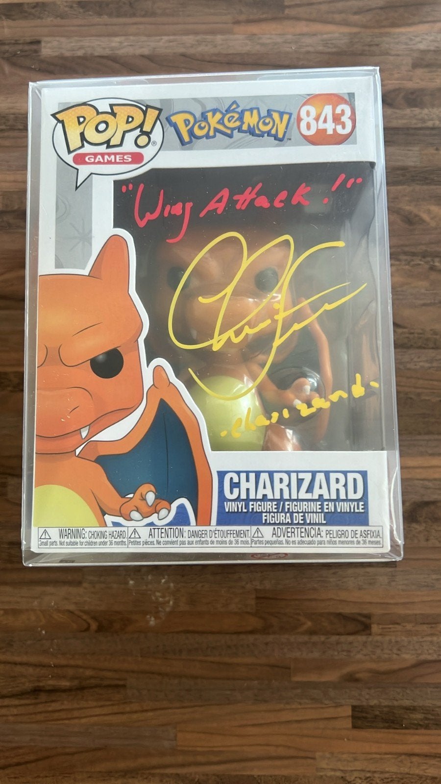 Funko Pokémon Charizard signed Christopher Corey Smith, Ophalen of Verzenden, Nieuw