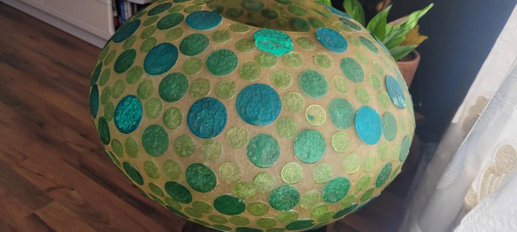 lamp zeer apart  kunstof vintage ophalen 45e, Huis en Inrichting, Lampen | Vloerlampen, Ophalen, Gebruikt, Kunststof, Minder dan 100 cm