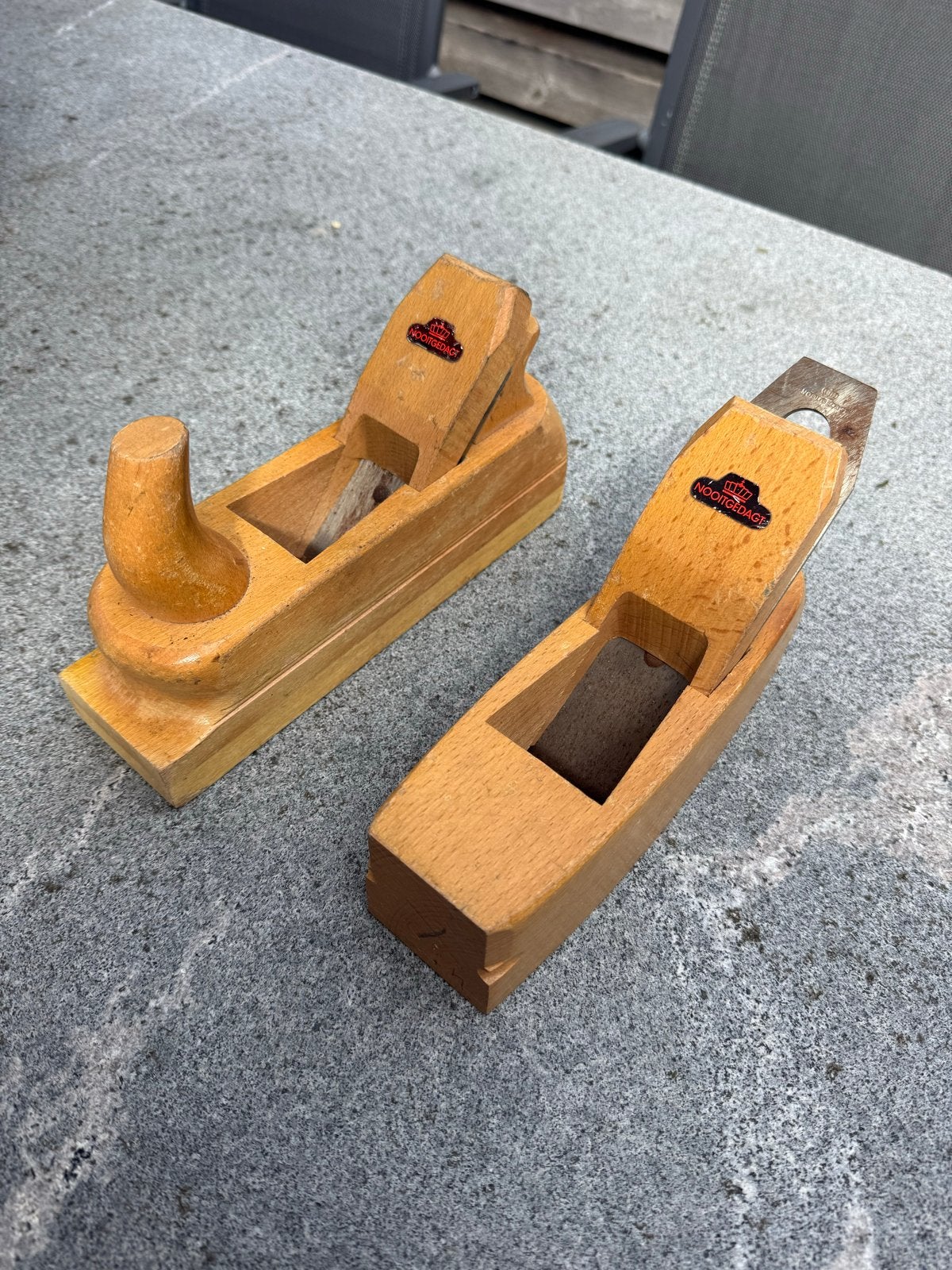 Oud Timmermansgereedschap: Nooitgedacht Schaaf Set, Antiek en Kunst, Ophalen of Verzenden