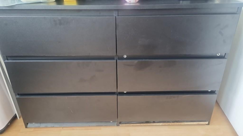 Dressoir, Ophalen, Gebruikt, 100 tot 150 cm, Met lade(s)