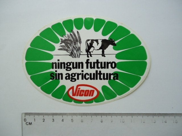 sticker oud BOER SPANJE Vicon landbouw tuinbouw Espana agri, Verzenden, Zo goed als nieuw, Buitenlandse clubs, Poster, Plaatje of Sticker