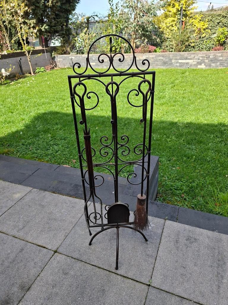 Haardstel antiek look, Ophalen, Gebruikt, Houthaard