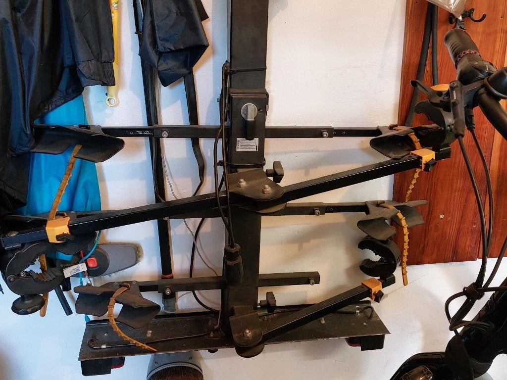Fietsendrager voor 3 fietsen, Ophalen, 3 fietsen of meer, Gebruikt, Trekhaakdrager