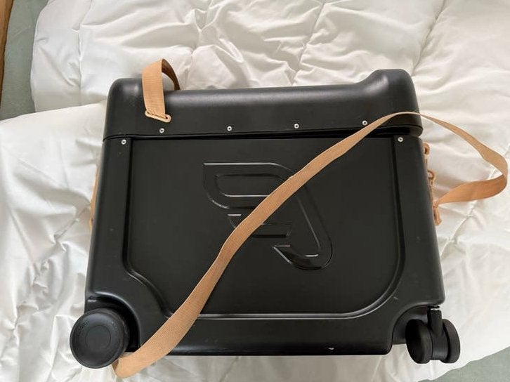 SUPER STAAT / JetKids Stokke Zwart - Ride-on Koffer & Bed, Ophalen of Verzenden, Zo goed als nieuw, Overige merken