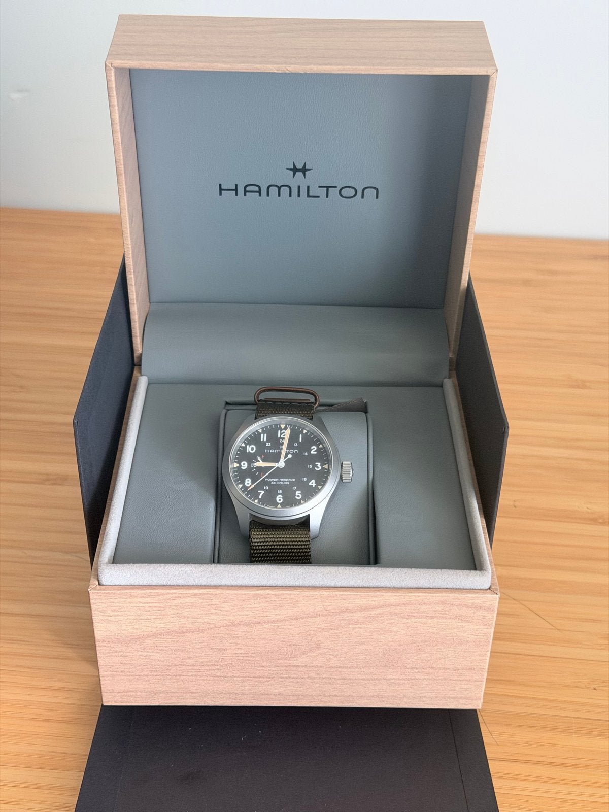 Hamilton Horloge - Zo goed als nieuw, weinig gedragen, Overige merken, Staal, Polshorloge, Overige materialen