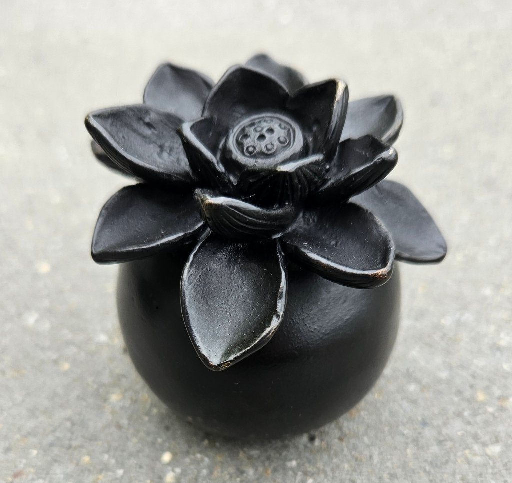 mini urn / asurn / ZONNEBLOEM/ brons, Nieuw, Info@huisentuindecoratiemarie.nl, Huis en tuin decoratie marie, Peize