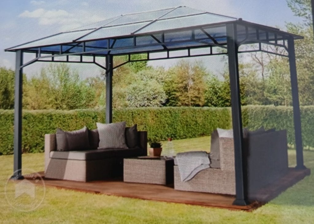 Tuin Paviljoen met Hard Top, Tuin en Terras, Overkappingen, Ophalen, Zo goed als nieuw, Tuinpaviljoen