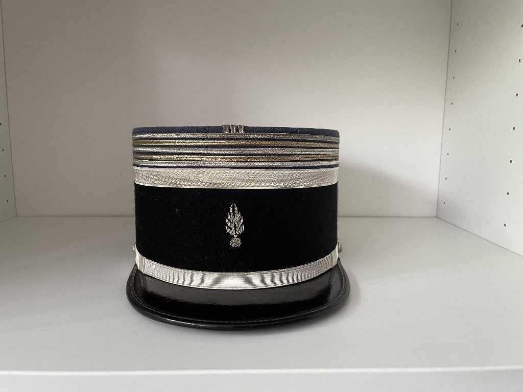 Kepie - Franse Gendarmerie - Lt. Colonel, Verzamelen, Ophalen of Verzenden, Landmacht, Overige gebieden, Helm of Baret