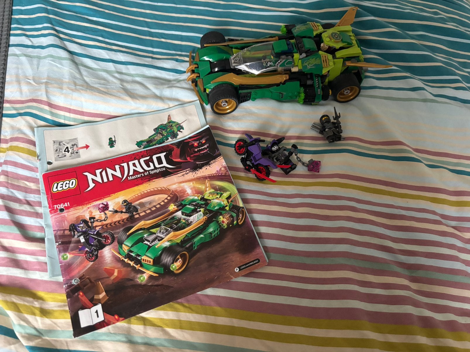 Lego Ninjago autoset compleet - 70641, Lego, Ophalen of Verzenden, Zo goed als nieuw, Inclusief instructies