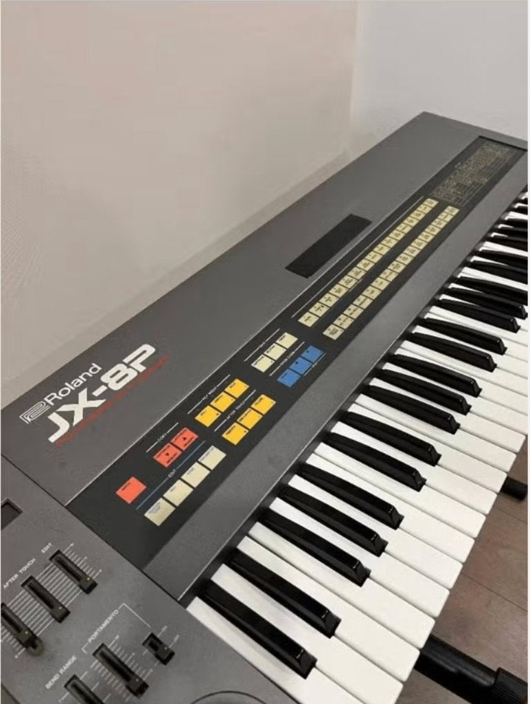 Roland JX-8P polyphonic analog synthesizer (incl tas), Met midi-aansluiting, Roland, Ophalen of Verzenden, 61 toetsen