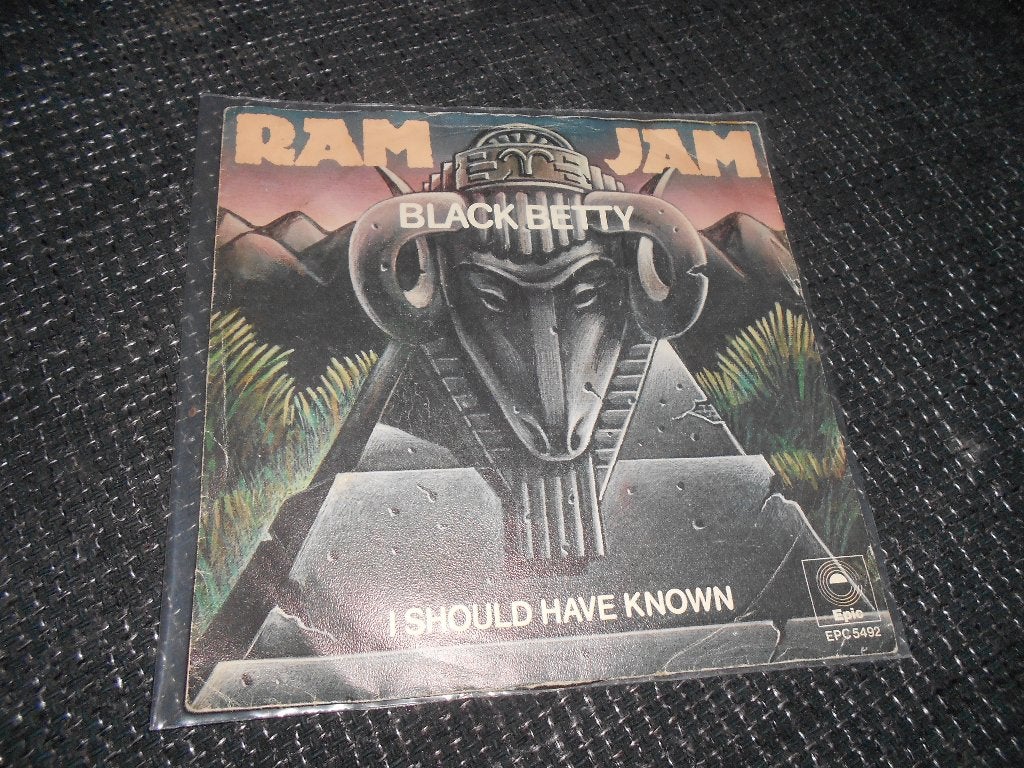 black betty - ram jam, Cd's en Dvd's, Vinyl Singles, Gebruikt, 7 inch, Ophalen of Verzenden, Fotohoes