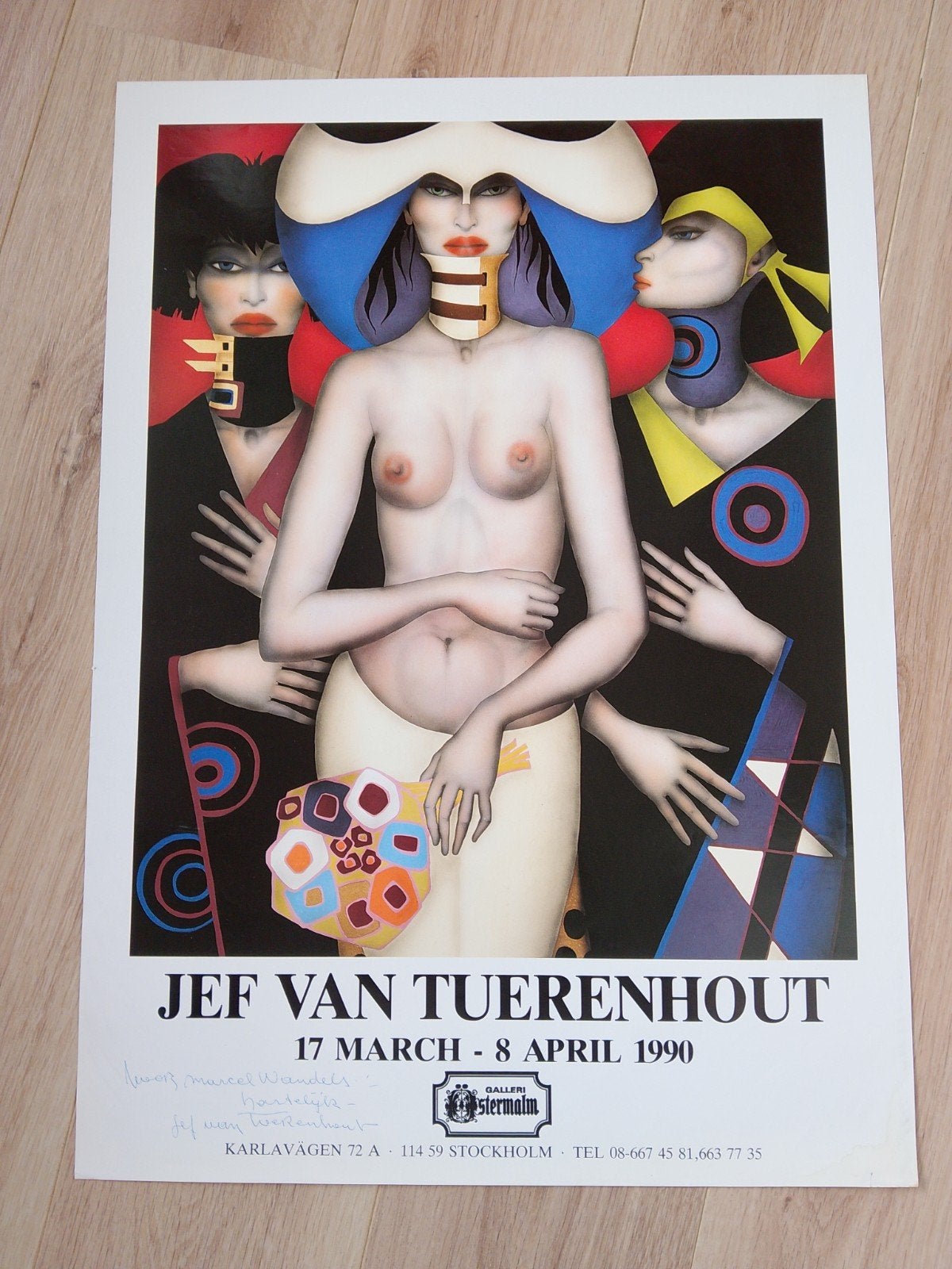 Jef Van Tuerenhout - Galerij Stiernholm (1990), Rechthoekig Staand, Ophalen of Verzenden, Zo goed als nieuw, A1 t/m A3