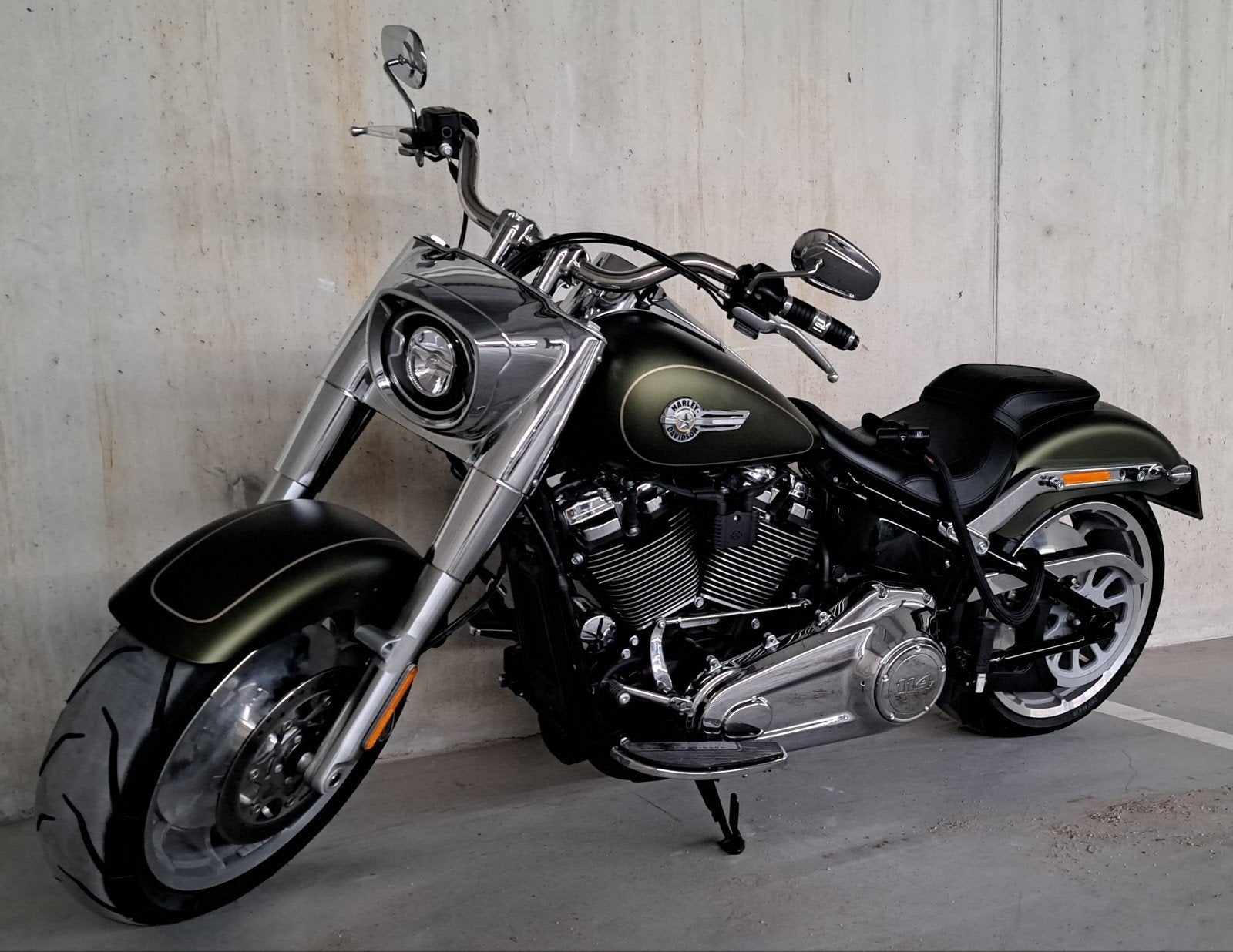 dikke fatboy 114, 2 cilinders, Particulier, Meer dan 35 kW, Chopper