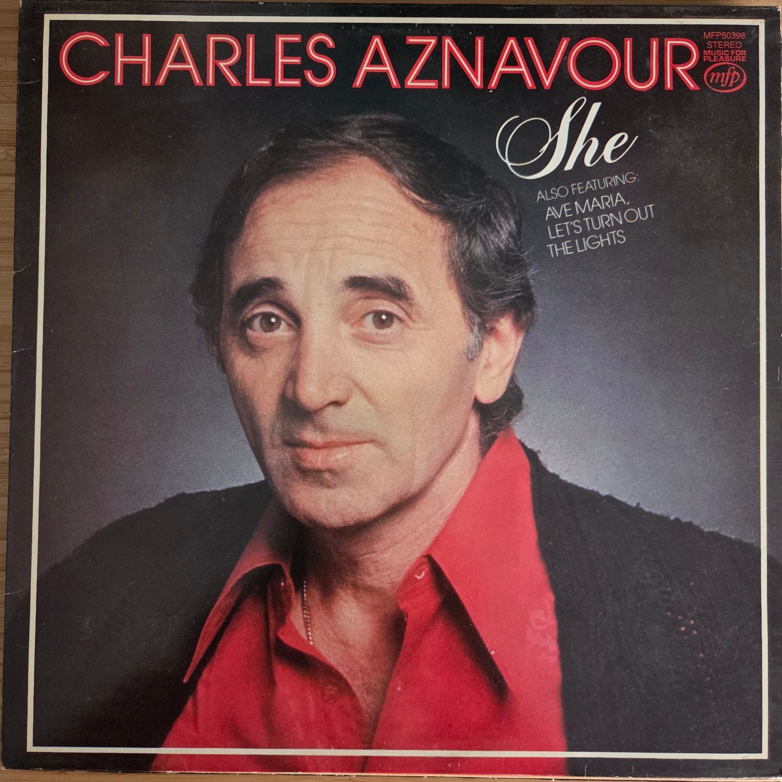 Charles Aznavour - She LP, Ophalen of Verzenden, LP